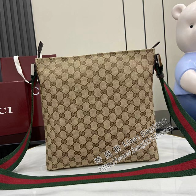 Gucci專櫃古馳最經典款男士單肩斜挎包 jh2950型號:  189751（小號）